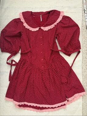 New Free People Prairie style mini dress